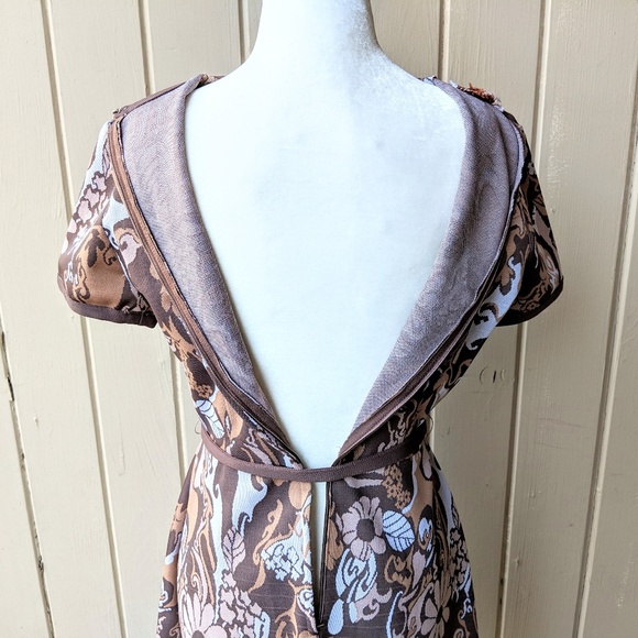 Vintage 1960s Psychedelic Floral Dress - Picture 5 of 8